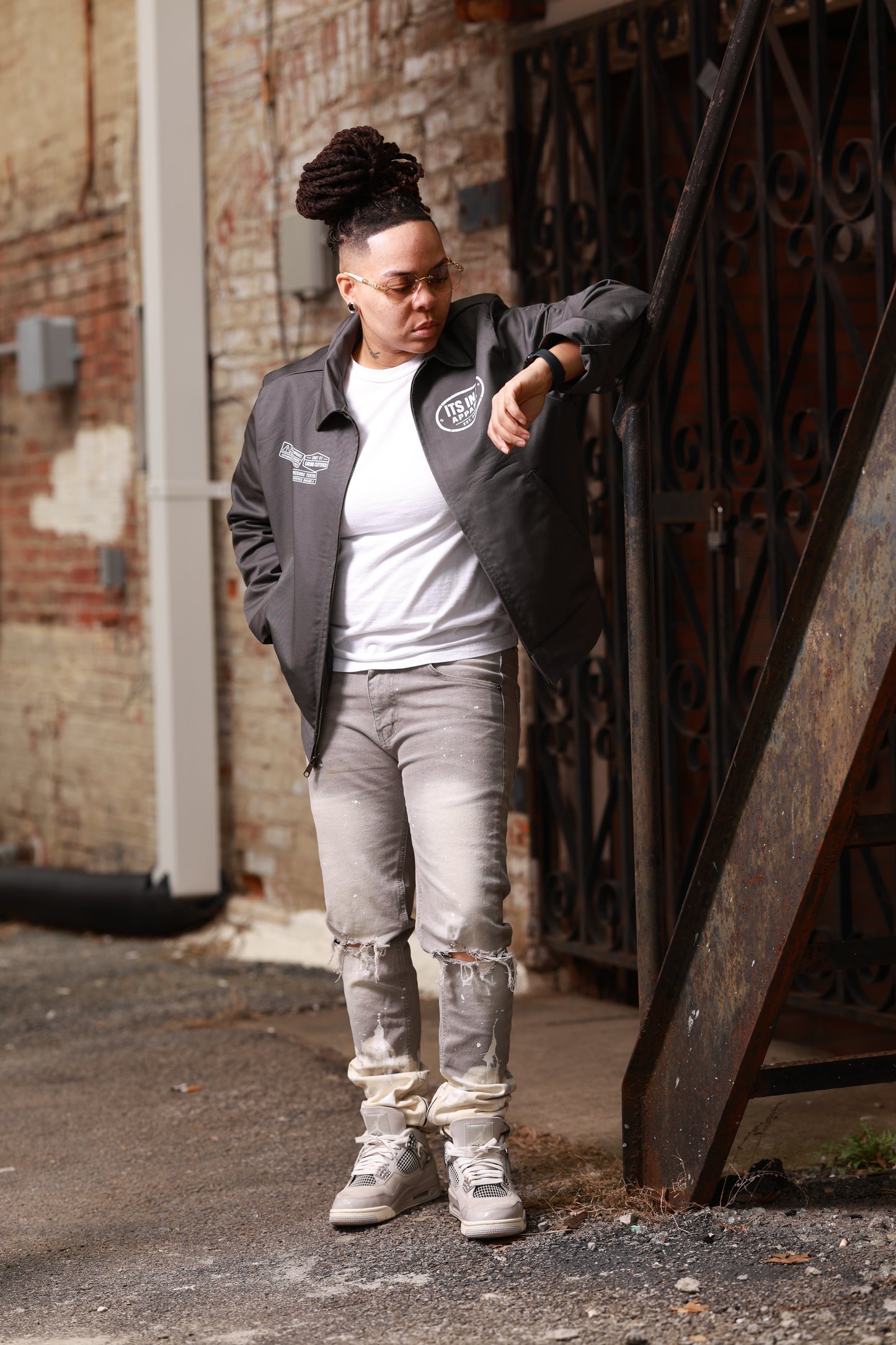 Dressed to Grind Workers Jacket (Gray) [Limited]