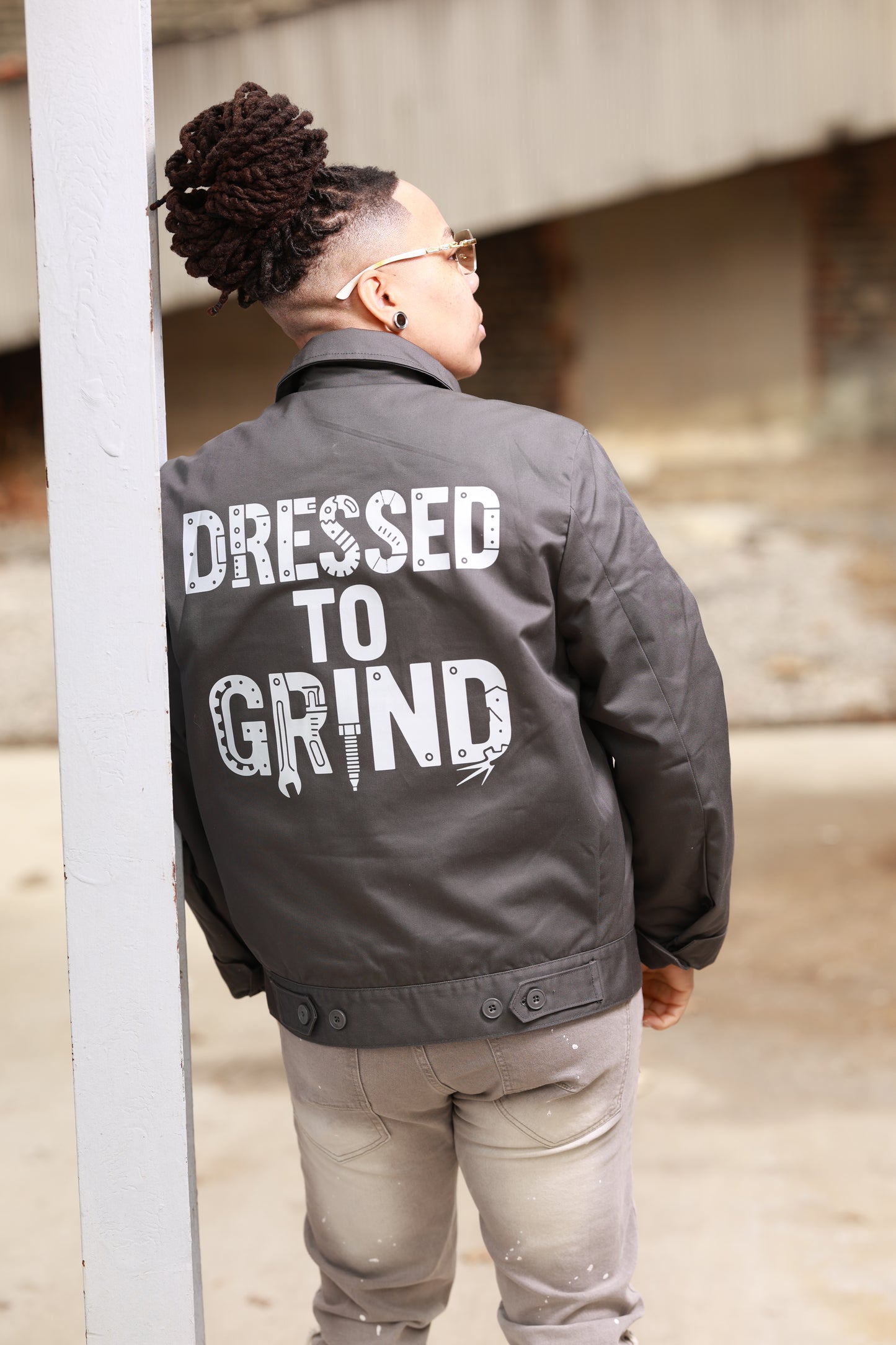 Dressed to Grind Workers Jacket (Gray) [Limited]