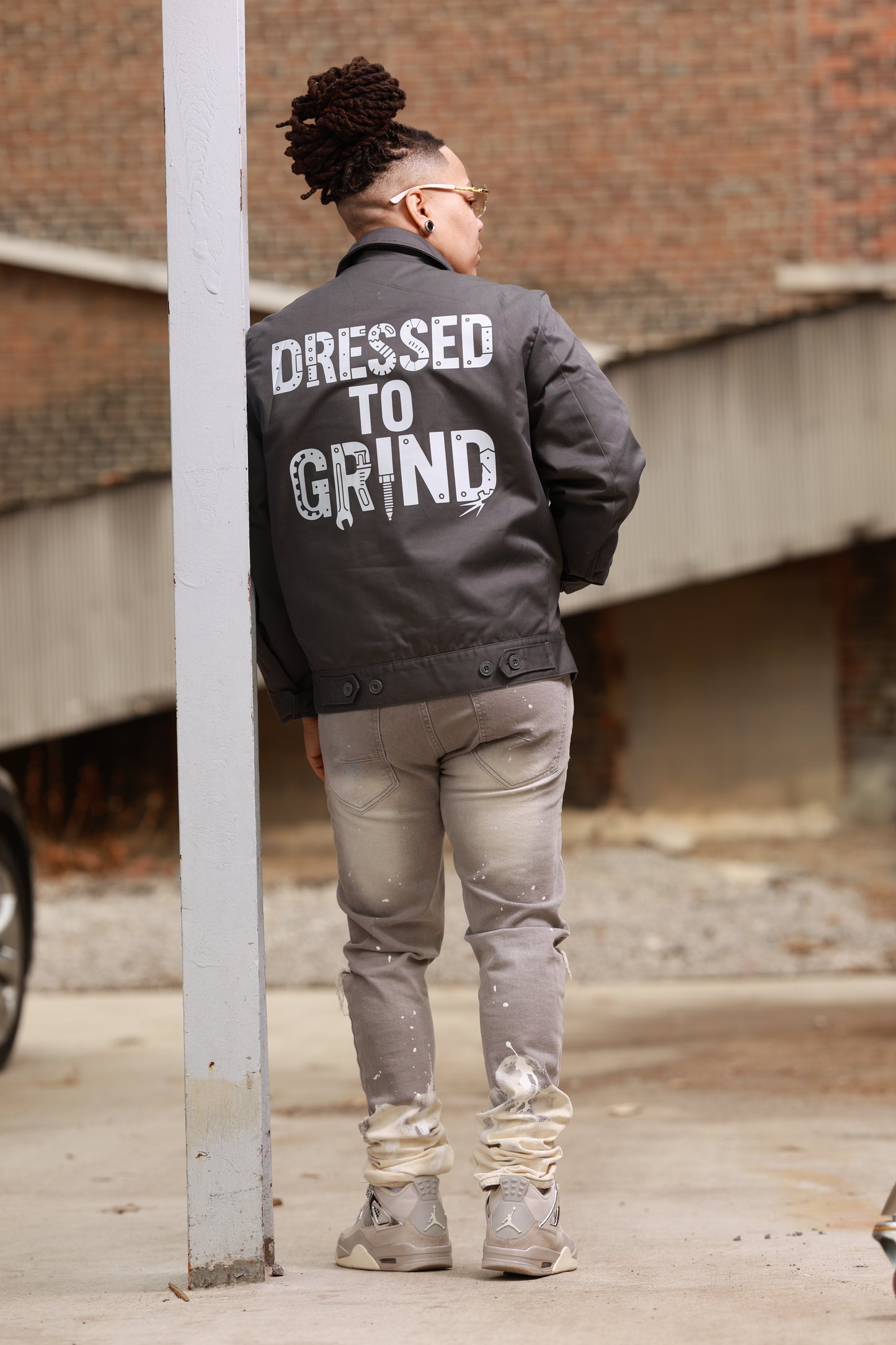 Dressed to Grind Workers Jacket (Gray) [Limited]