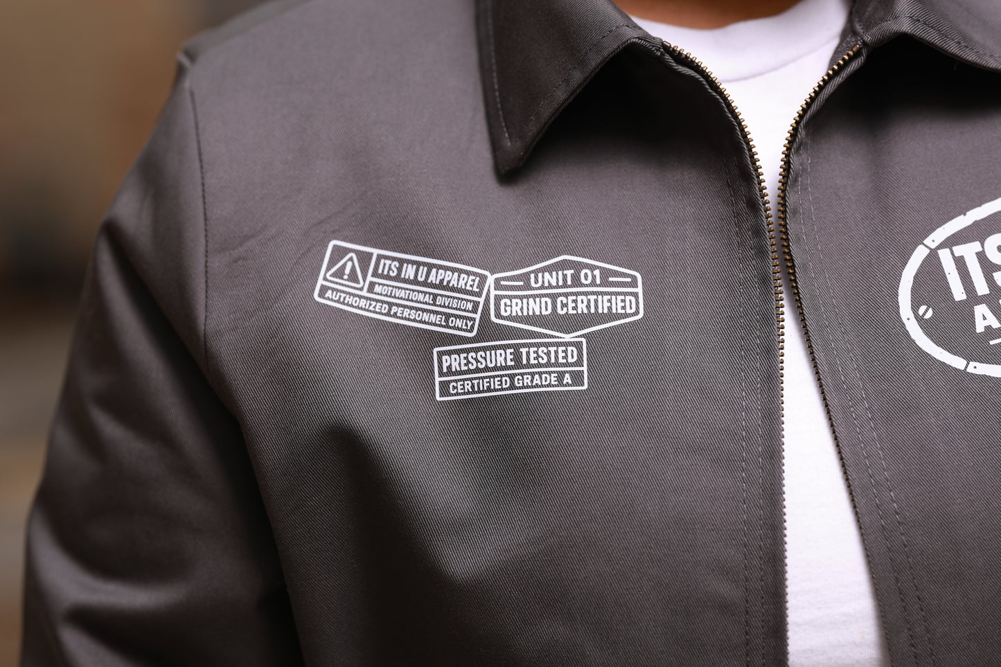 Dressed to Grind Workers Jacket (Gray) [Limited]