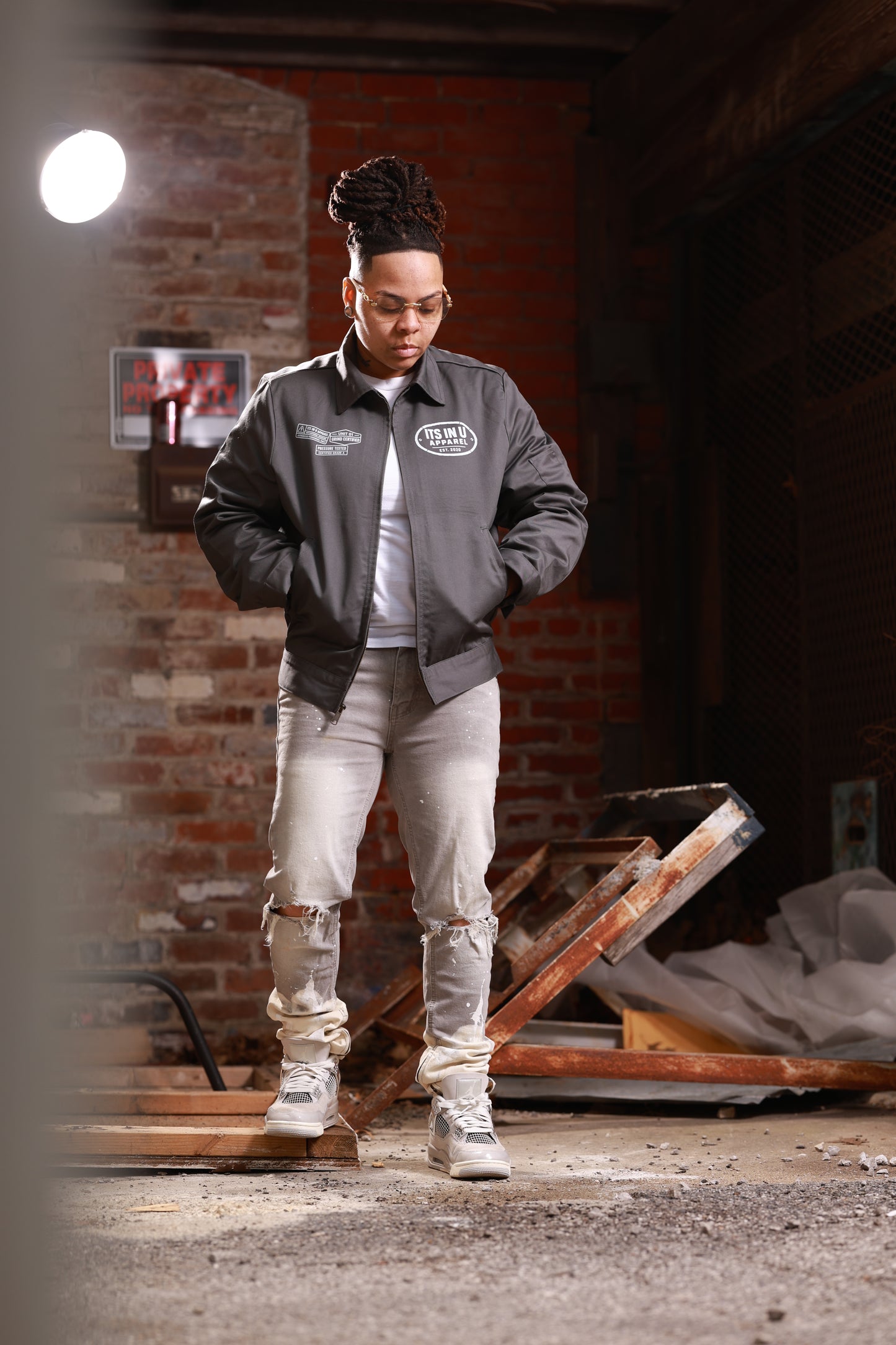 Dressed to Grind Workers Jacket (Gray) [Limited]