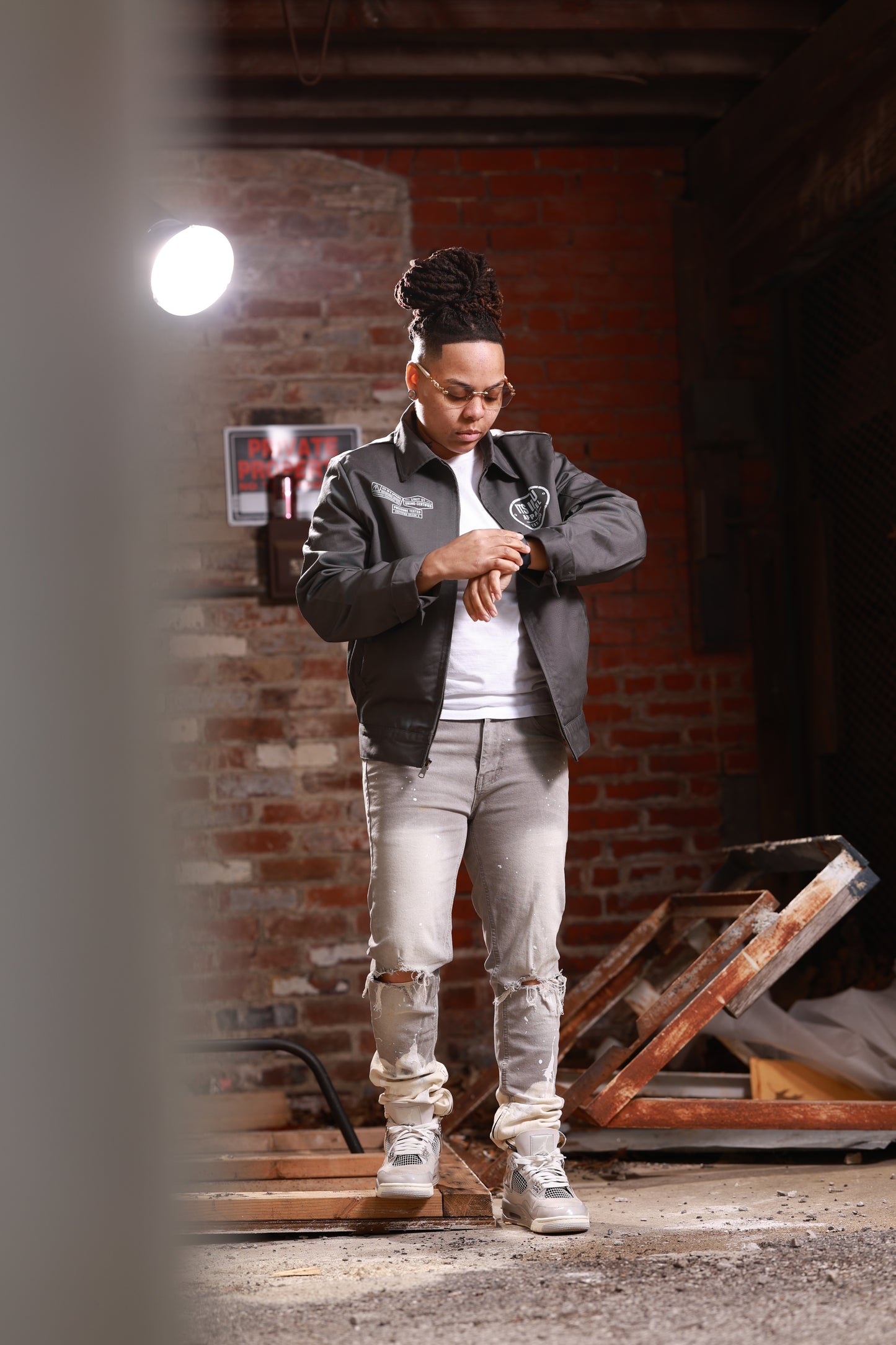 Dressed to Grind Workers Jacket (Gray) [Limited]