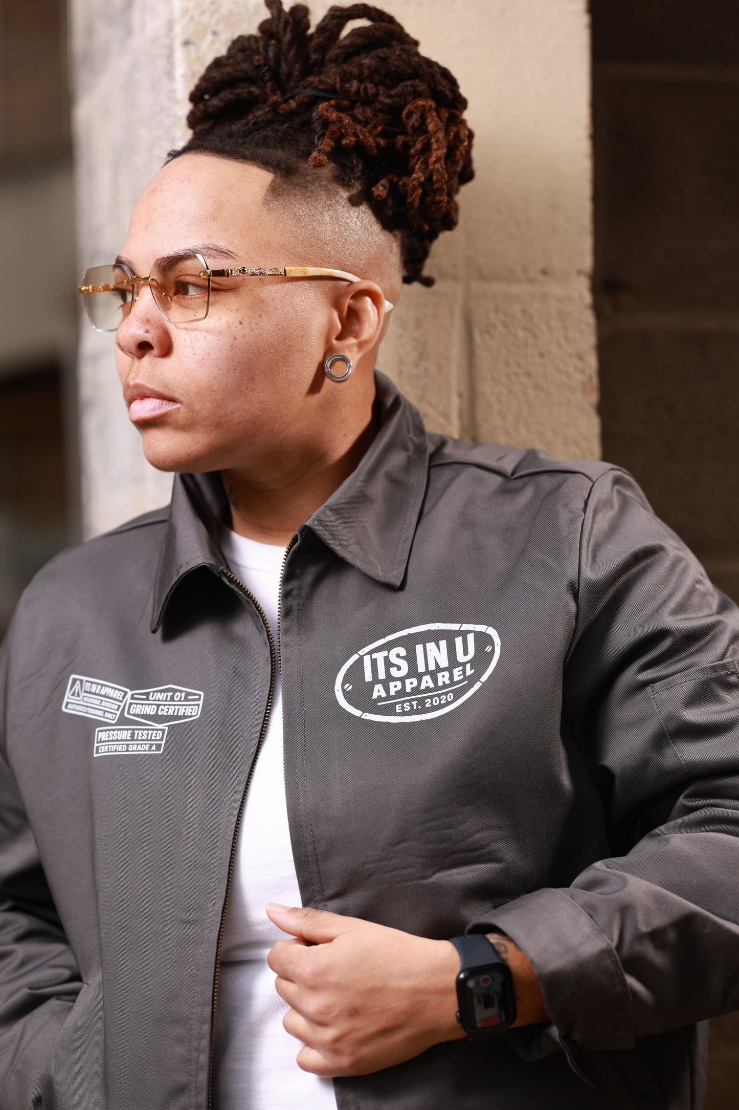 Dressed to Grind Workers Jacket (Gray) [Limited]