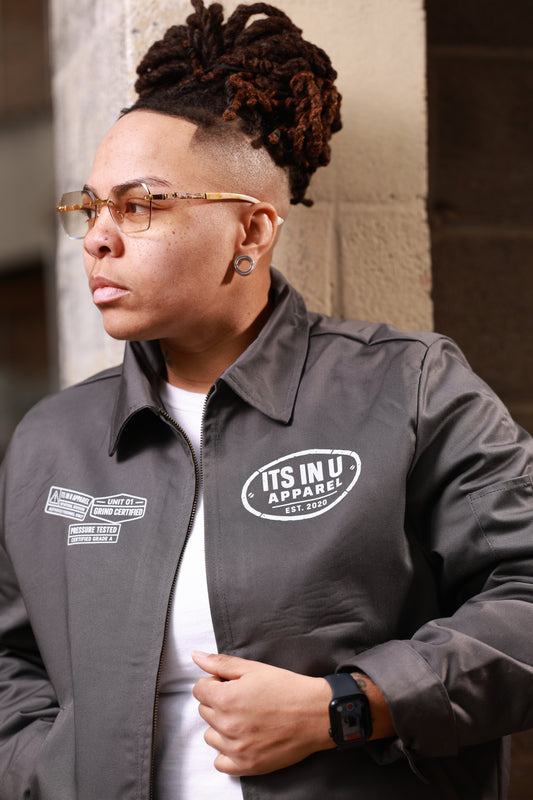 Dressed to Grind Workers Jacket (Gray) [Limited]