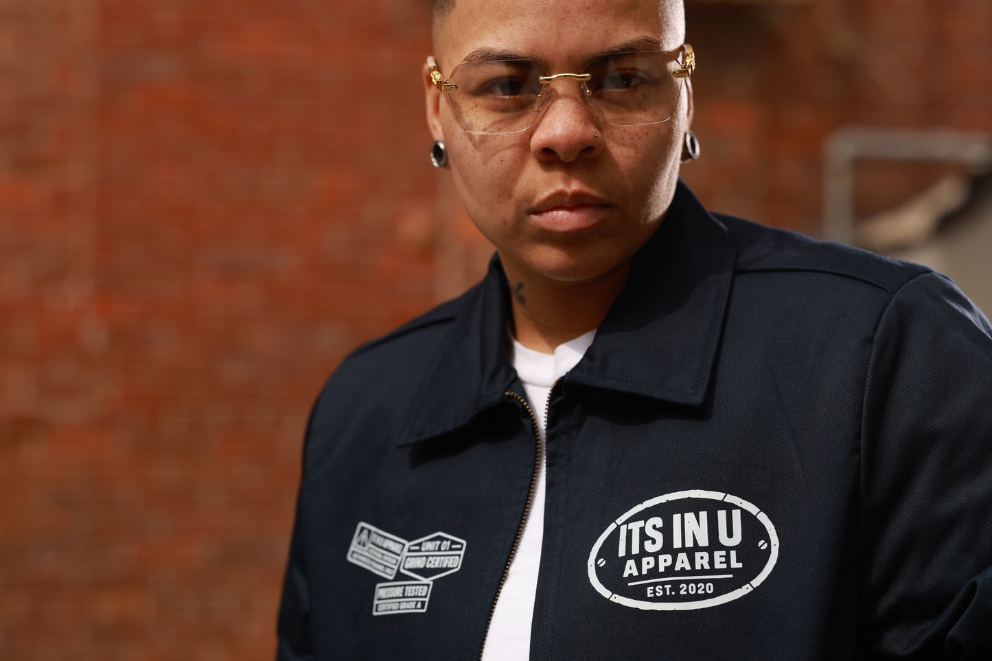 “Dressed to Grind” Workers Jacket (Navy) [Limited]