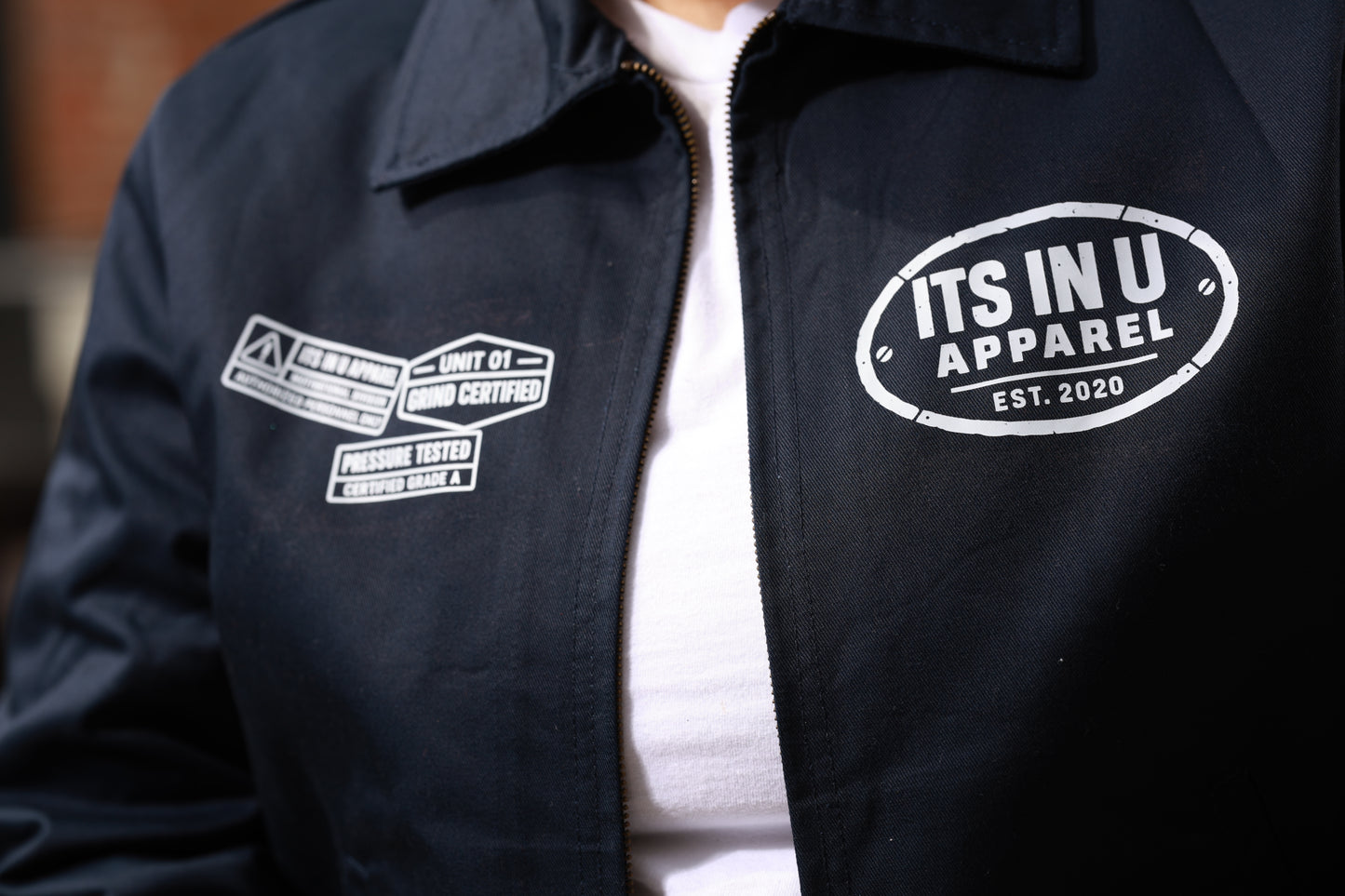 “Dressed to Grind” Workers Jacket (Navy) [Limited]