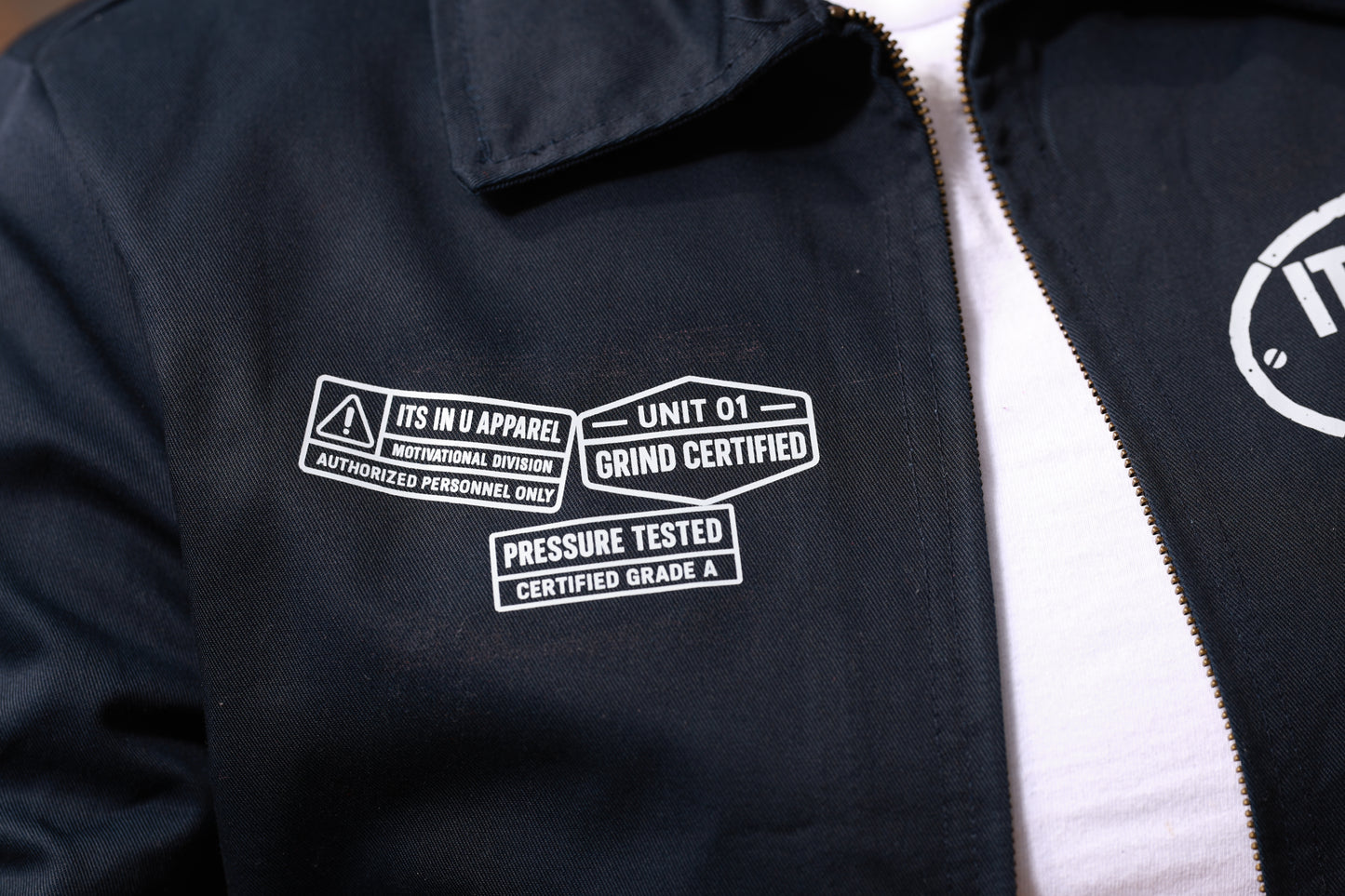 “Dressed to Grind” Workers Jacket (Navy) [Limited]