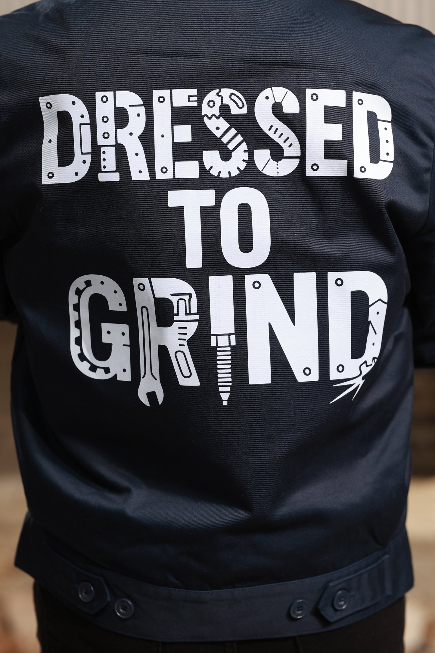 “Dressed to Grind” Workers Jacket (Navy) [Limited]