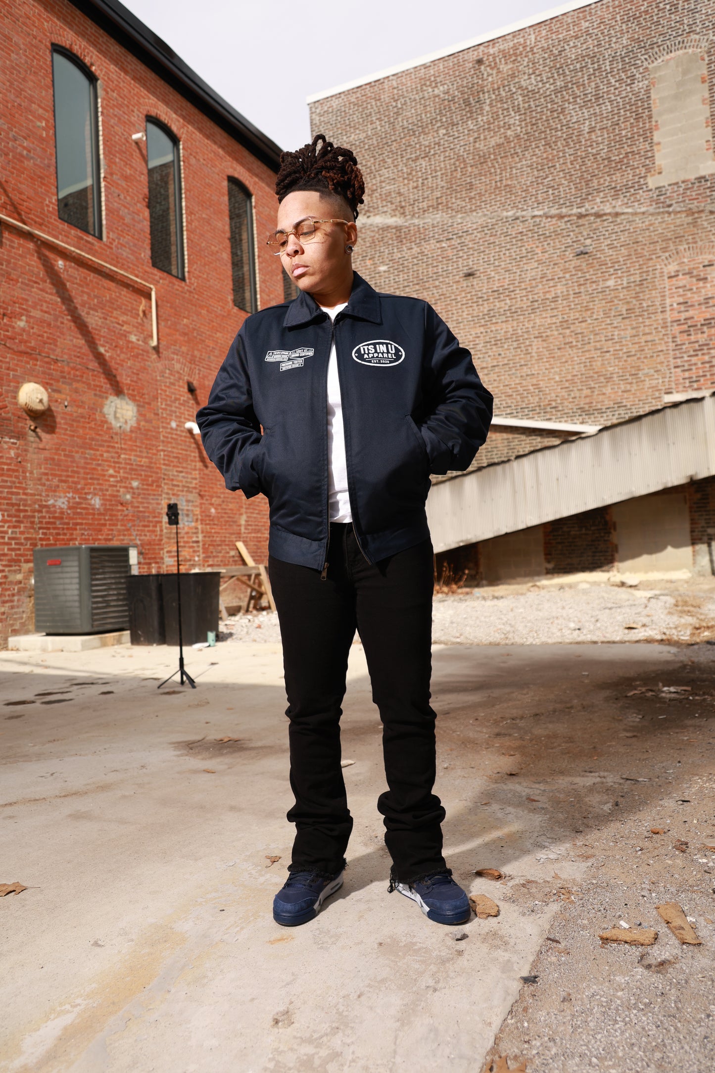 “Dressed to Grind” Workers Jacket (Navy) [Limited]
