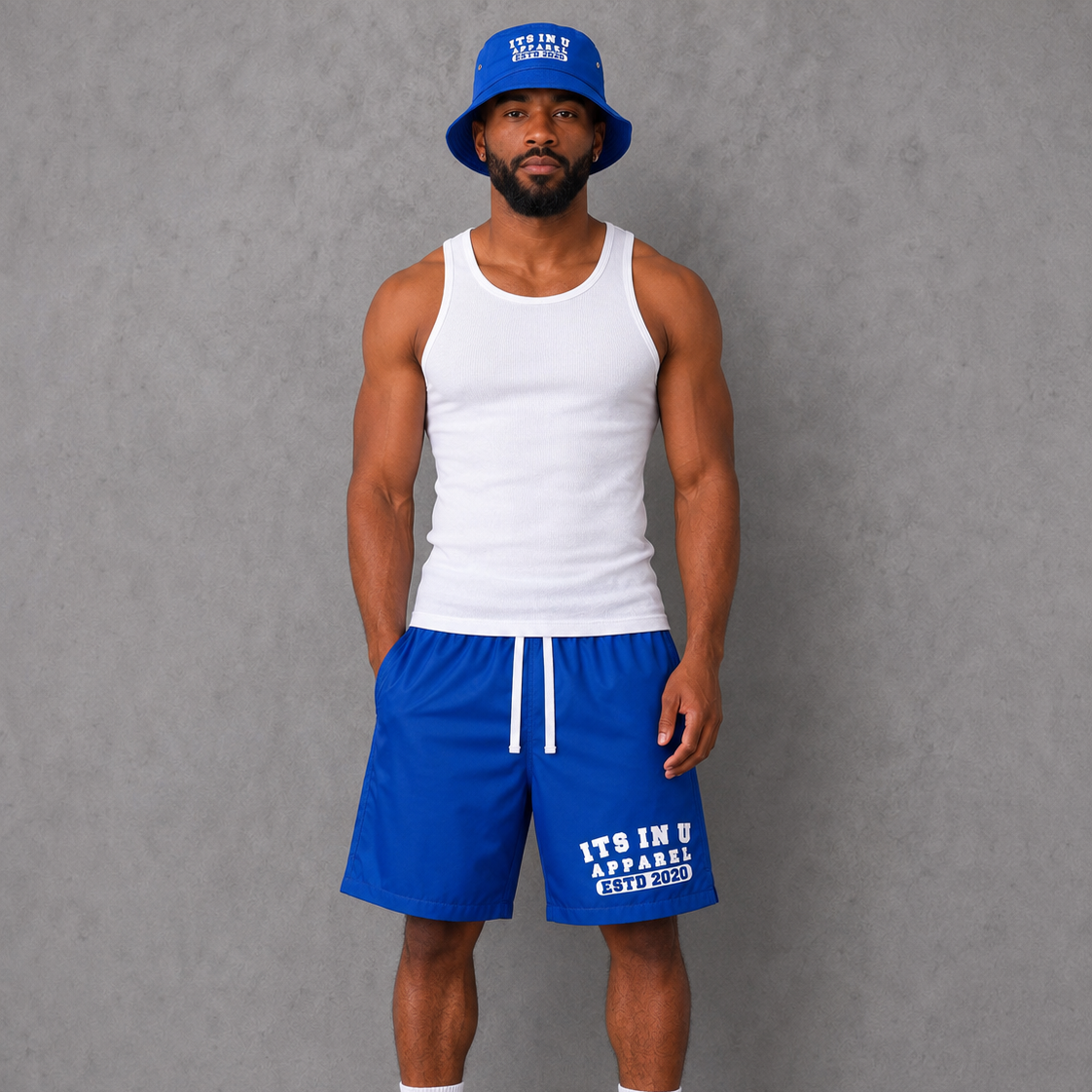 Its In U Apparel Bucket Hat (Blue)
