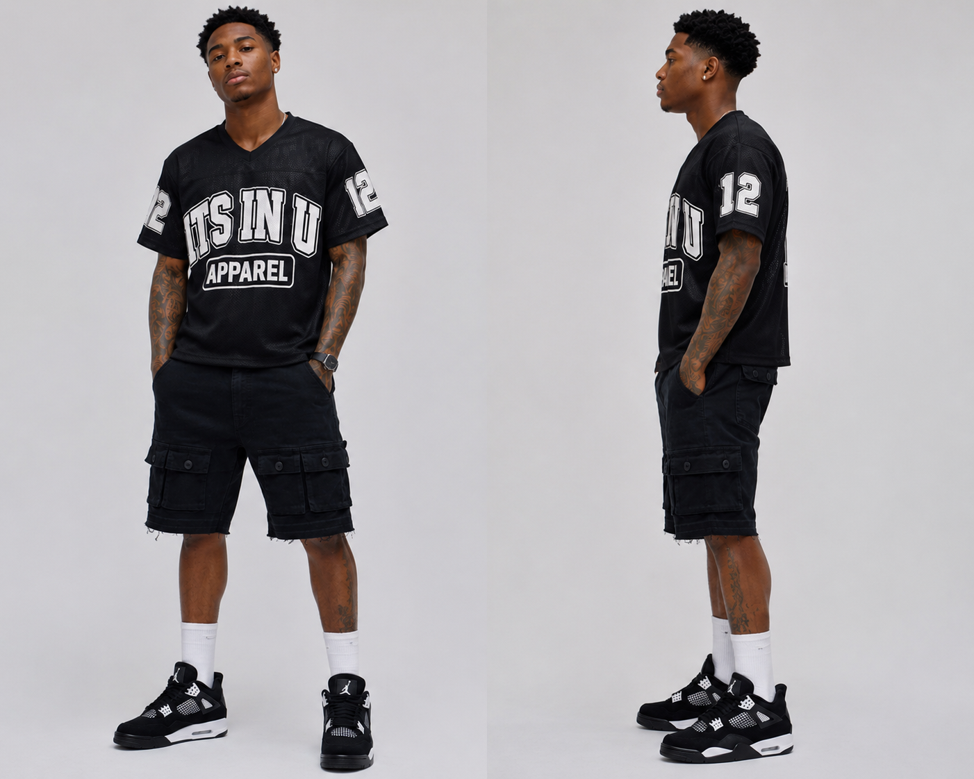 Varsity Boxy Jersey (Black)