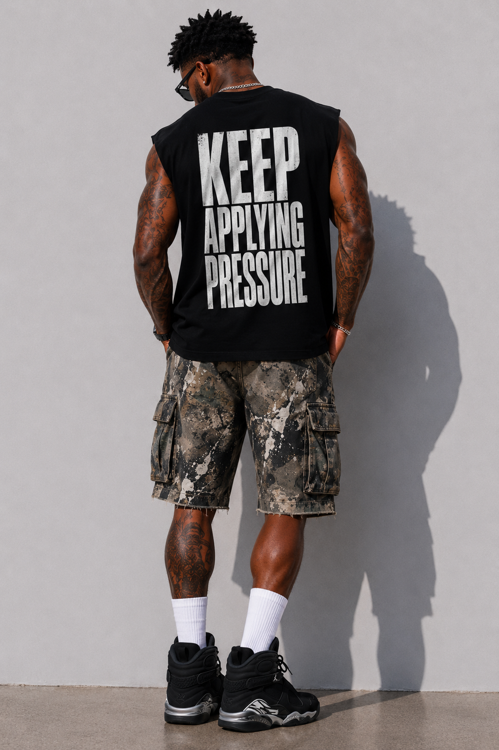 Keep Applying Pressure Sleeveless T-Shirt