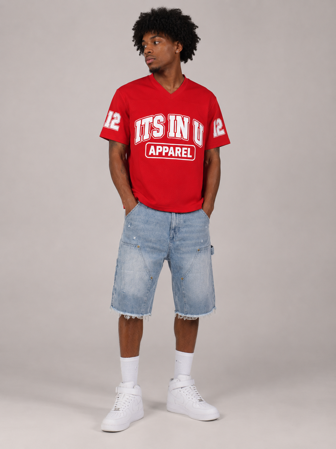 Varsity Boxy Jersey (Red)