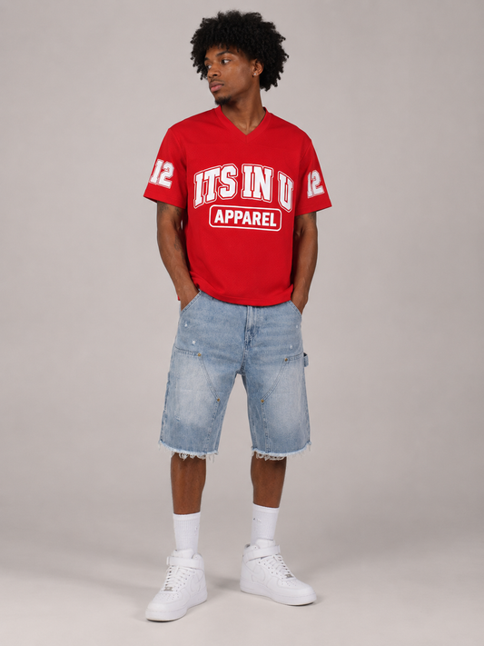 Varsity Boxy Jersey (Red)